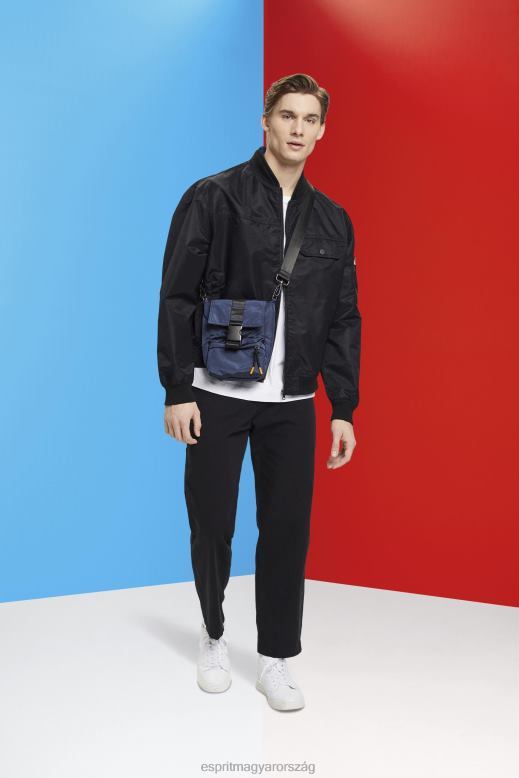 Esprit bomber dzseki férfiak fekete dzsekik F8HN8676