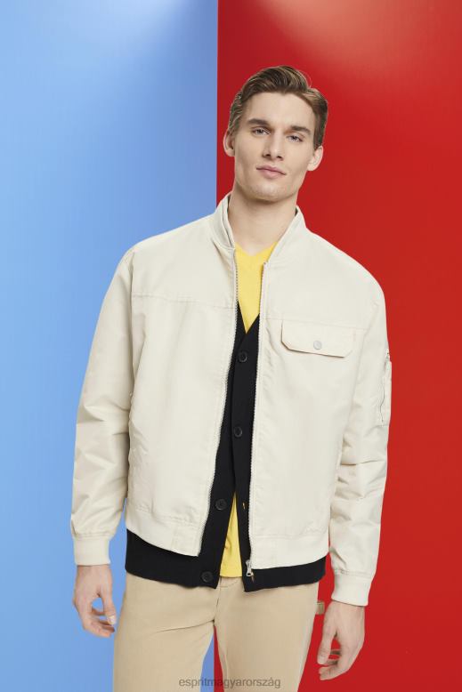 Esprit bomber dzseki férfiak világos szürkés dzsekik F8HN8677