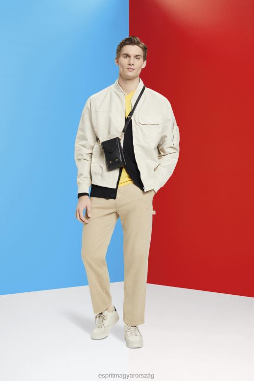 Esprit bomber dzseki férfiak világos szürkés dzsekik F8HN8677