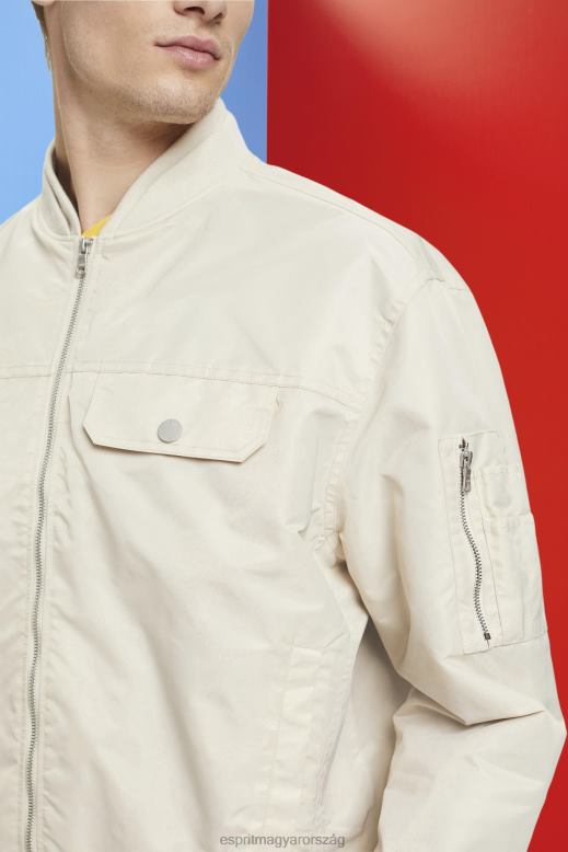 Esprit bomber dzseki férfiak világos szürkés dzsekik F8HN8677