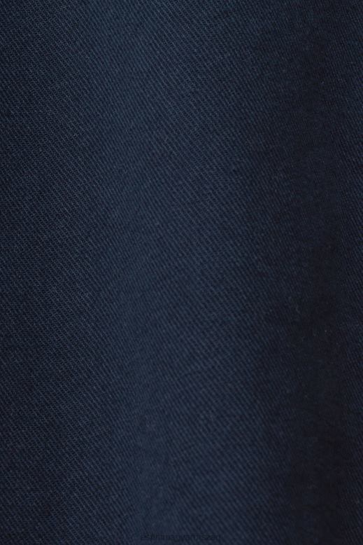 Esprit pamut twill blézer kabát férfiak haditengerészet dzsekik F8HN8621