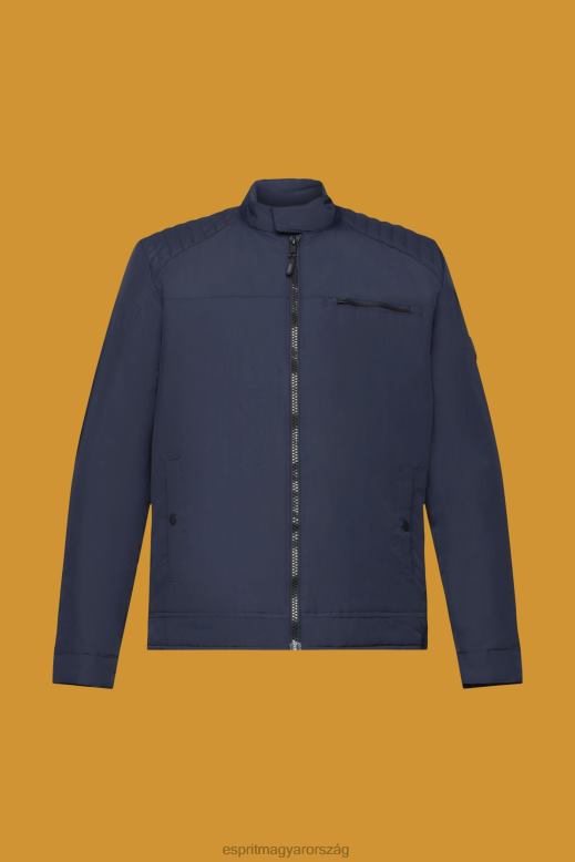Esprit vízlepergető ripstop kabát férfiak haditengerészet dzsekik F8HN8712