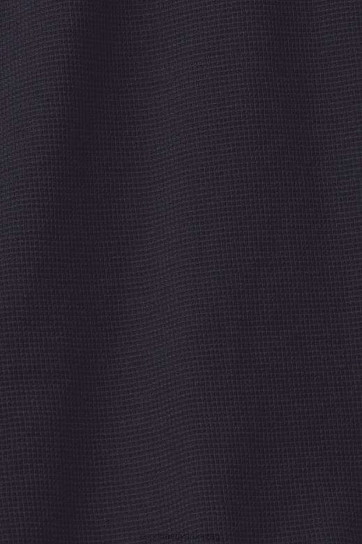 Esprit hosszú ujjú gofri felső, 100% pamut férfiak haditengerészet hosszú ujj F8HN8822