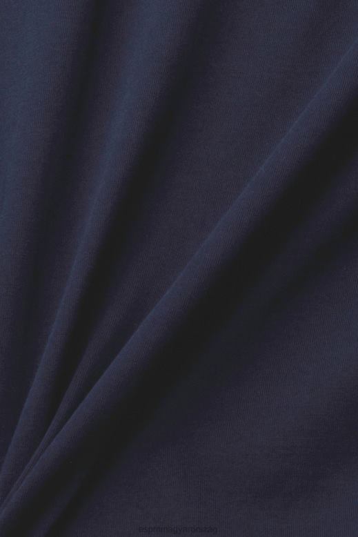 Esprit jersey hosszú ujjú felső férfiak haditengerészet hosszú ujj F8HN8948