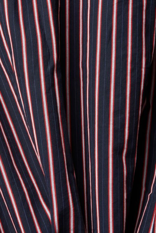 Esprit csíkos gombos ing férfiak haditengerészet ingek F8HN8885