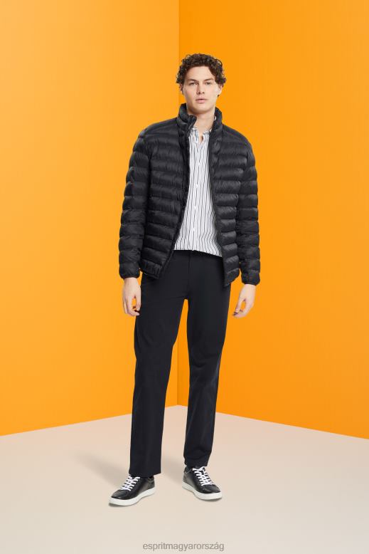 Esprit csíkos ing férfiak fehér ingek F8HN8786