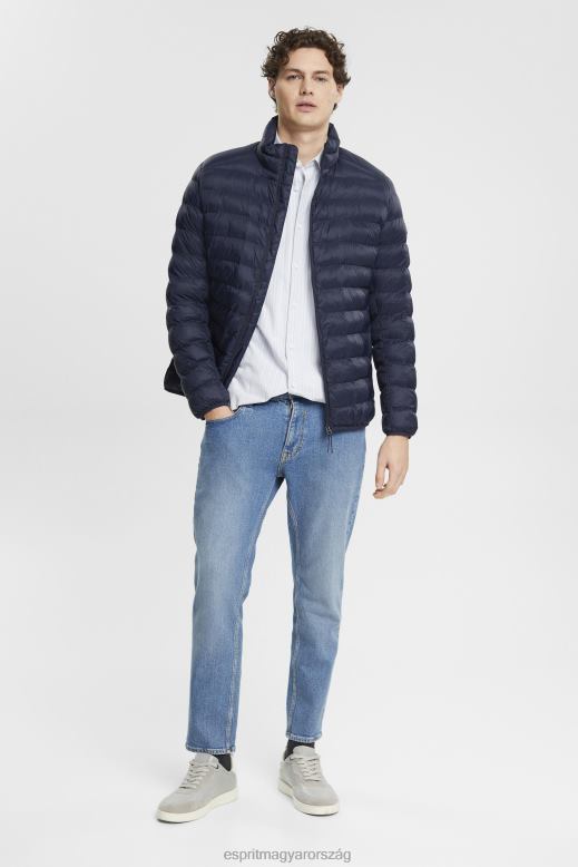 Esprit csíkos ing férfiak világoskék ingek F8HN8686