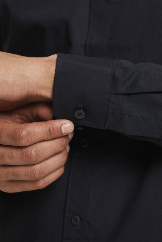 Esprit ing férfiak fekete ingek F8HN8900