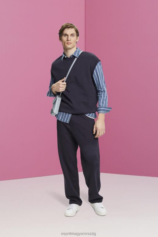 Esprit karcsú szabású farmer ing csíkokkal férfiak jég ingek F8HN8716