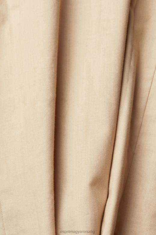 Esprit karcsú szabású ing férfiak krém bézs ingek F8HN8854