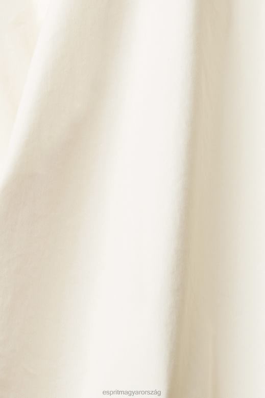 Esprit karcsú szabású ing férfiak törtfehér ingek F8HN8784