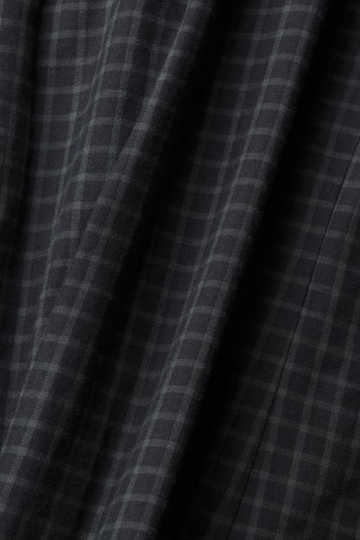 Esprit kockás slim fit ing férfiak fekete ingek F8HN8687