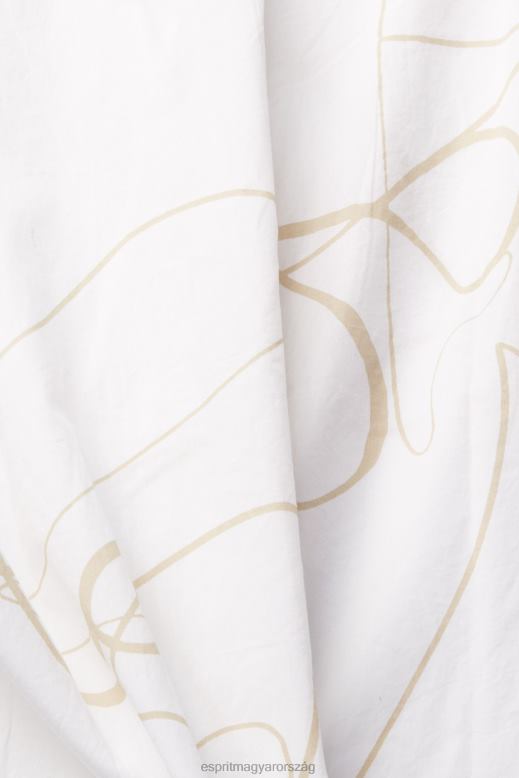 Esprit mintás ing férfiak fehér ingek F8HN8909