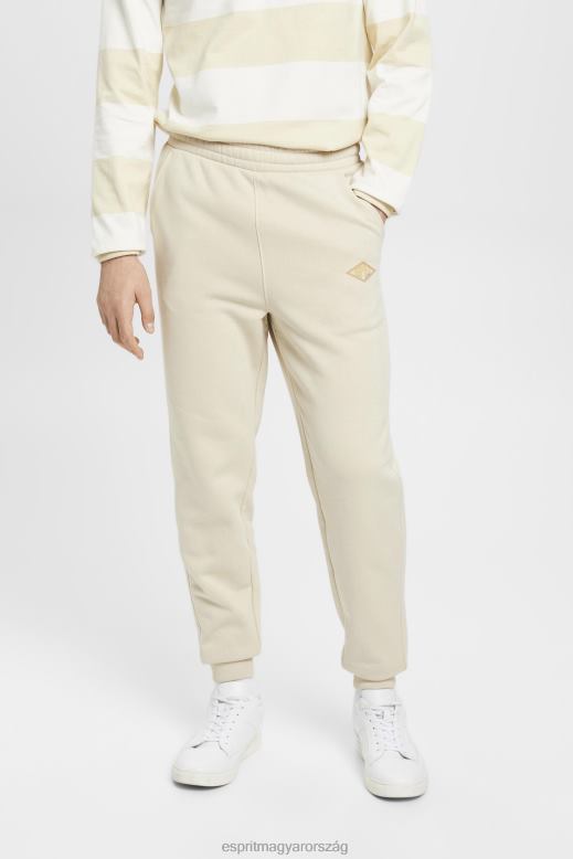 Esprit kocogók logónyomattal férfiak világos szürkés kocogók F8HN8665