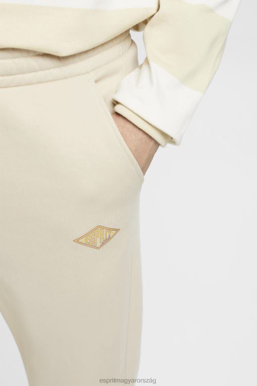 Esprit kocogók logónyomattal férfiak világos szürkés kocogók F8HN8665