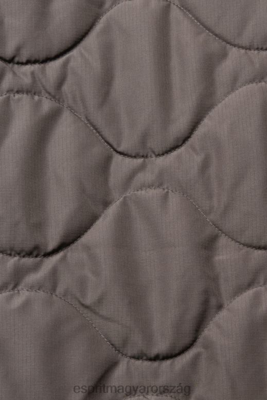 Esprit steppelt mellény férfiak sötét khaki mellény F8HN8842