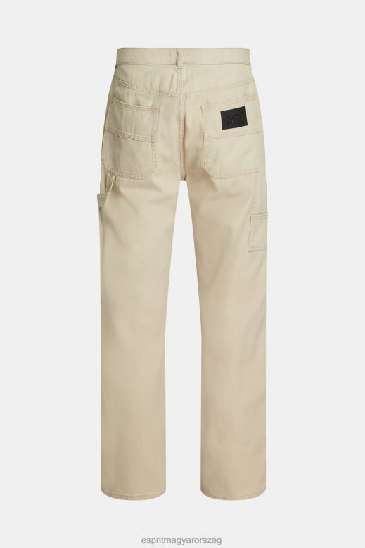 Esprit egyenes szabású asztalos chinos férfiak homok nadrág és nadrág F8HN8782