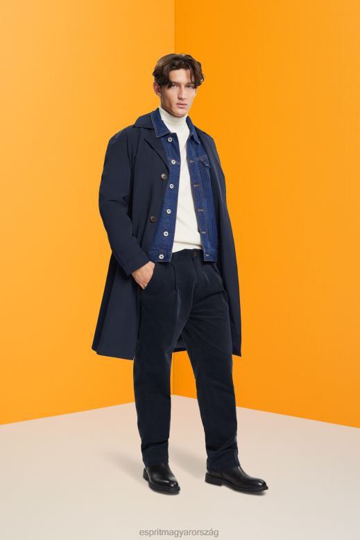 Esprit széles szabású kordbársony nadrág férfiak haditengerészet nadrág és nadrág F8HN8333