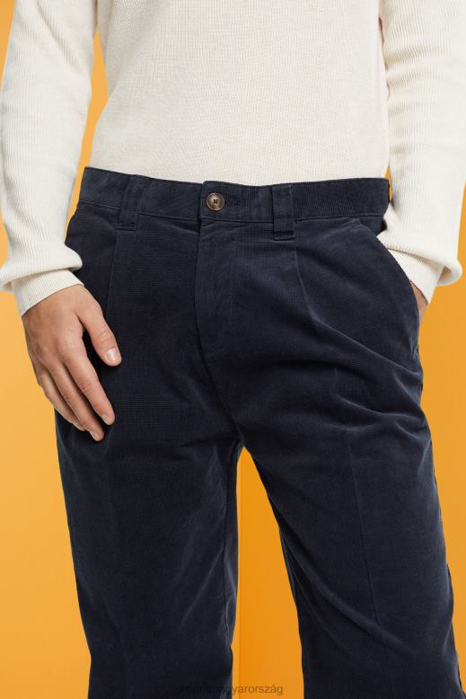 Esprit széles szabású kordbársony nadrág férfiak haditengerészet nadrág és nadrág F8HN8333