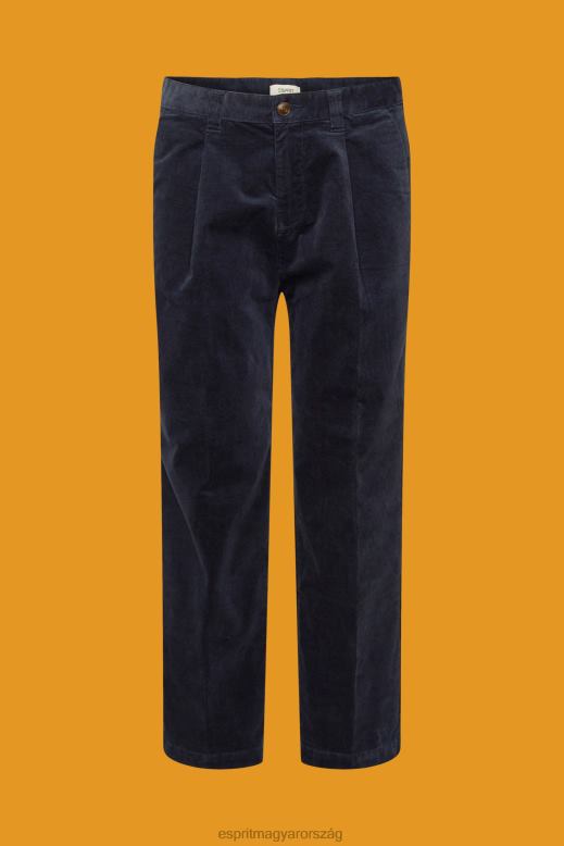 Esprit széles szabású kordbársony nadrág férfiak haditengerészet nadrág és nadrág F8HN8333