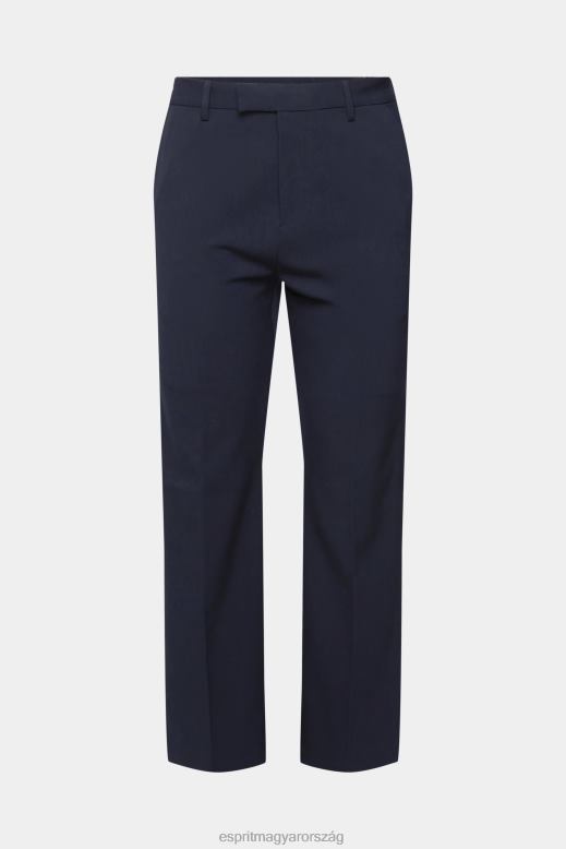 Esprit szabott, széles szabású nadrág gumírozott derékkal férfiak haditengerészet nadrág és nadrág F8HN8693