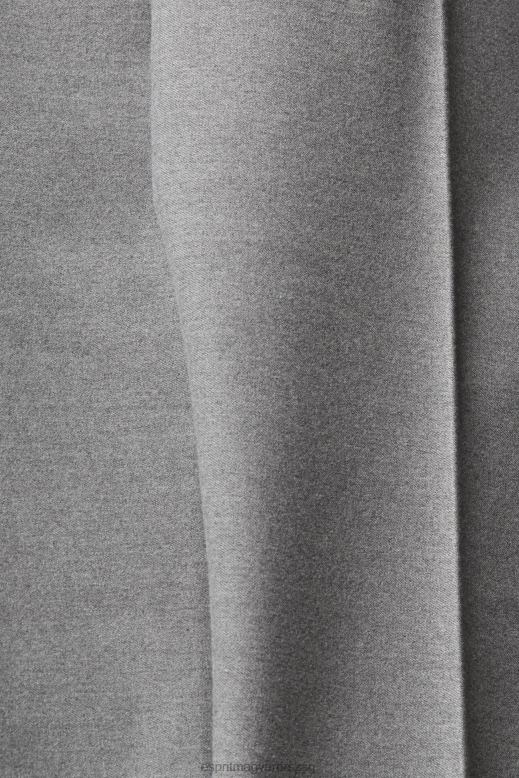 Esprit vékony szabású flanel nadrág férfiak szürke nadrág és nadrág F8HN8692