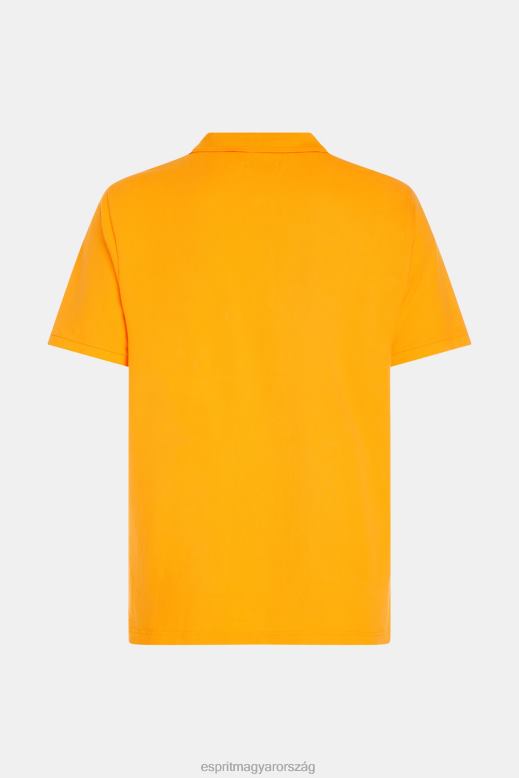 Esprit delfin tenisz klub klasszikus póló férfiak narancs póló F8HN8892