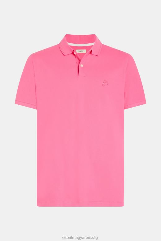 Esprit delfin tenisz klub klasszikus póló férfiak rózsaszín póló F8HN8897