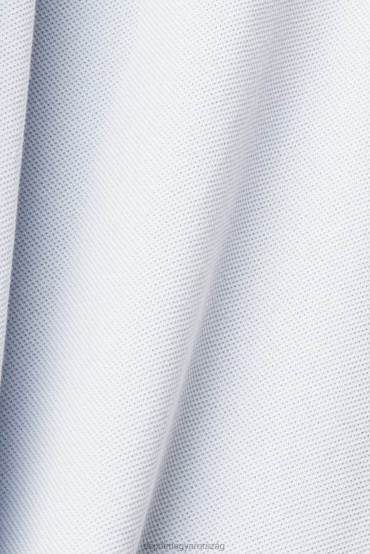 Esprit kőbe mosott pamut piké pólóing férfiak pasztell kék póló F8HN8709