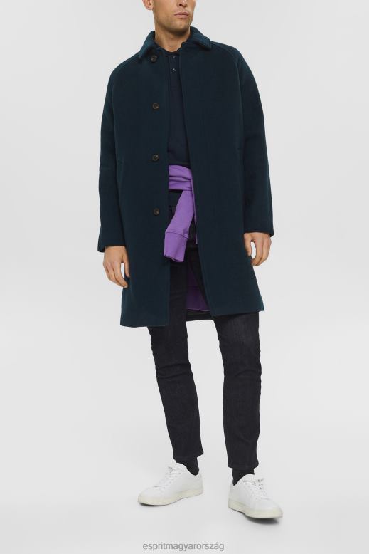 Esprit pima pamut piké pólóing férfiak haditengerészet póló F8HN8925