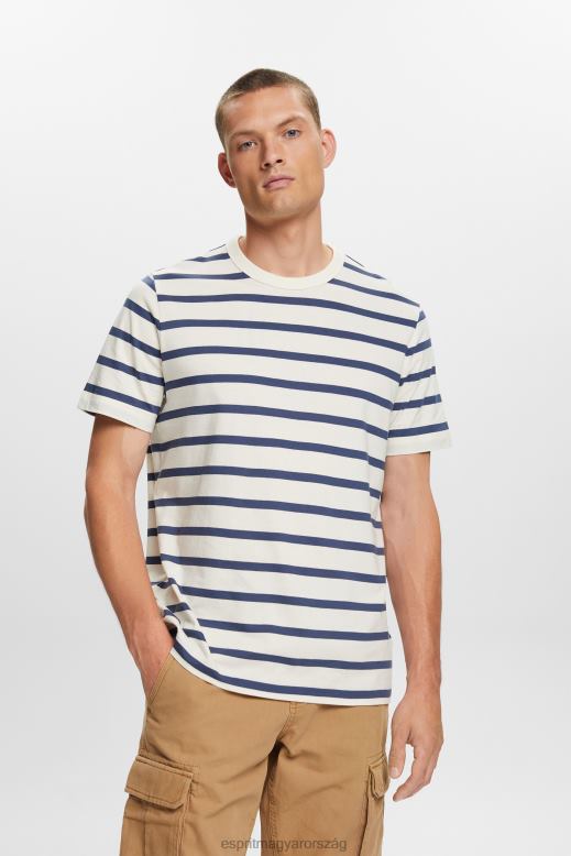 Esprit csíkos jersey póló, 100% pamut férfiak jég pólók F8HN8591