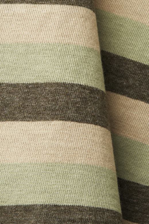 Esprit csíkos jersey póló, 100% pamut férfiak világos zöld pólók F8HN8735