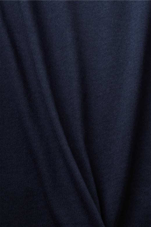 Esprit elöl nyomott póló, 100% pamut férfiak haditengerészet pólók F8HN8740