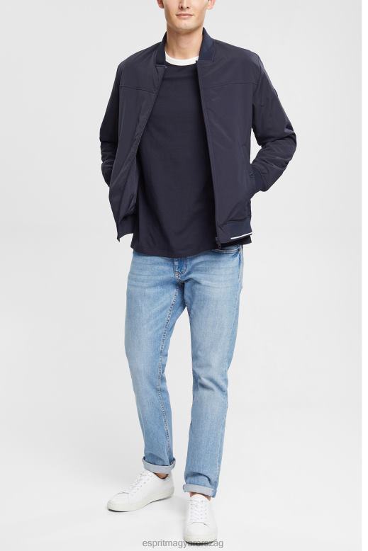 Esprit jersey póló férfiak haditengerészet pólók F8HN8956