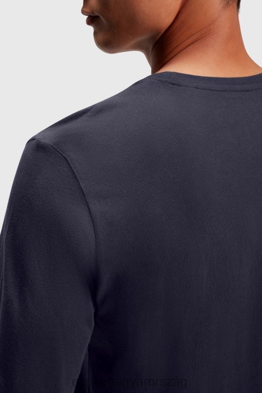 Esprit logóval nyomott jersey póló férfiak haditengerészet pólók F8HN8866