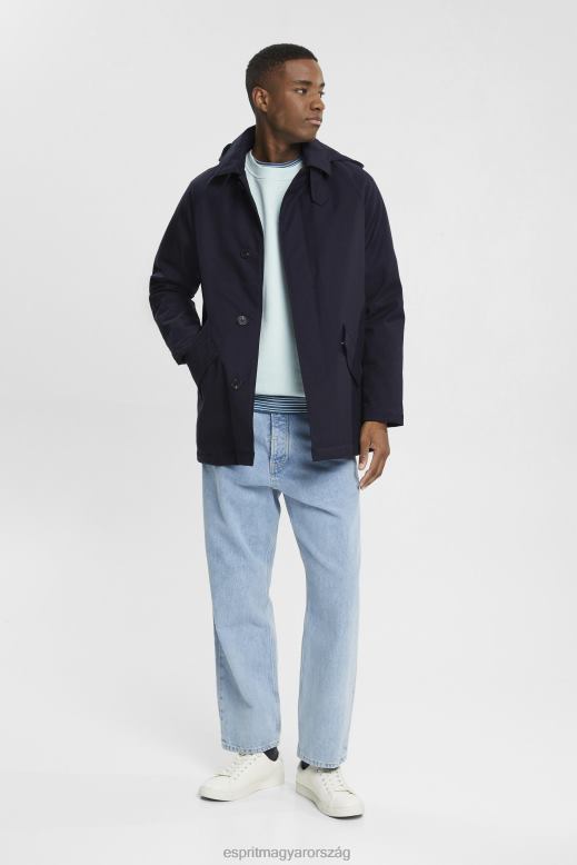 Esprit újrahasznosított: egyszínű pulóver férfiak világos aqua zöld pulóverek és pulóverek F8HN8749