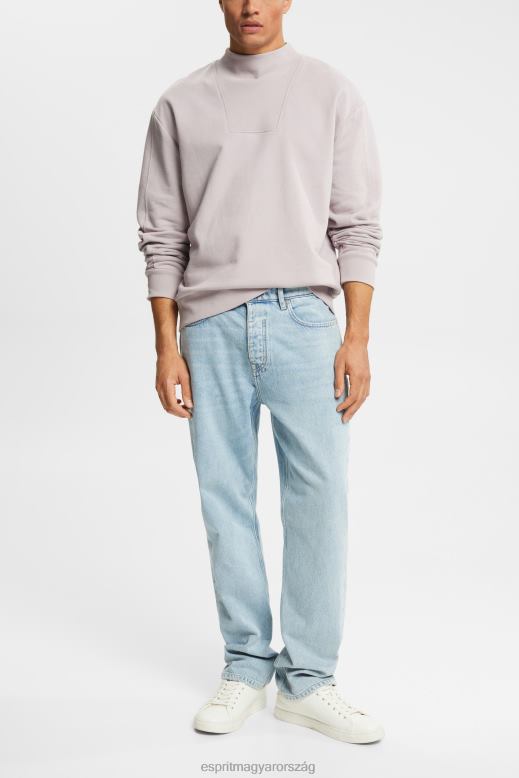 Esprit álló galléros pulóver férfiak levendula pulóverek és pulóverek F8HN8953