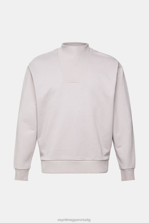 Esprit álló galléros pulóver férfiak levendula pulóverek és pulóverek F8HN8953