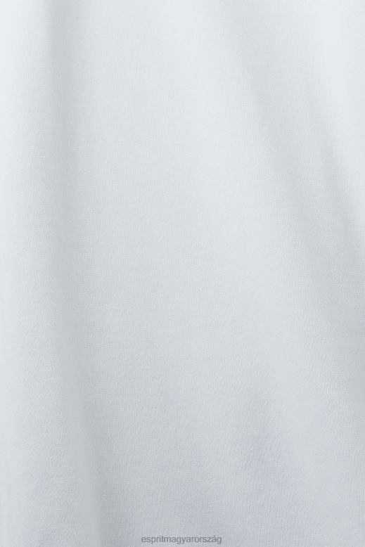 Esprit logóval nyomtatott pulóver férfiak pasztell kék pulóverek és pulóverek F8HN8678