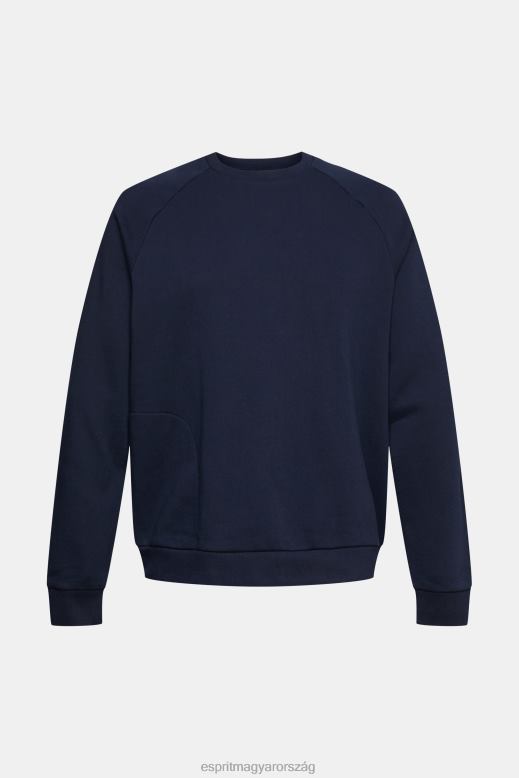 Esprit pulóver cipzáras zsebbel férfiak haditengerészet pulóverek és pulóverek F8HN8934
