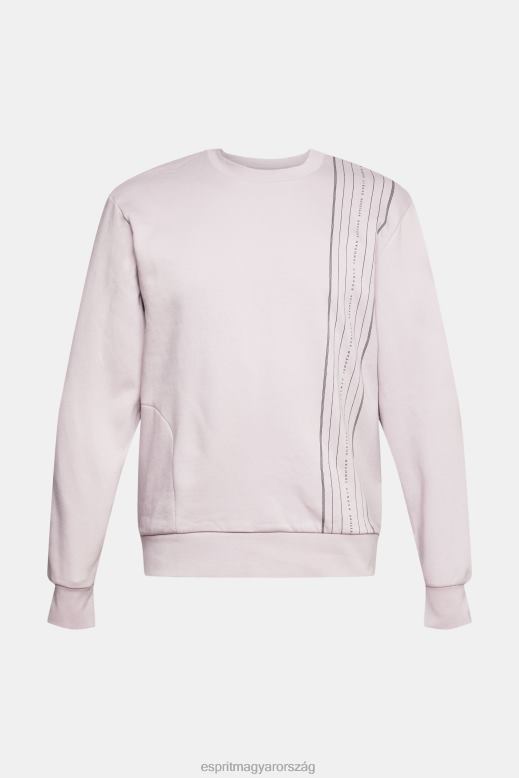Esprit pulóver cipzáras zsebbel férfiak levendula pulóverek és pulóverek F8HN8785
