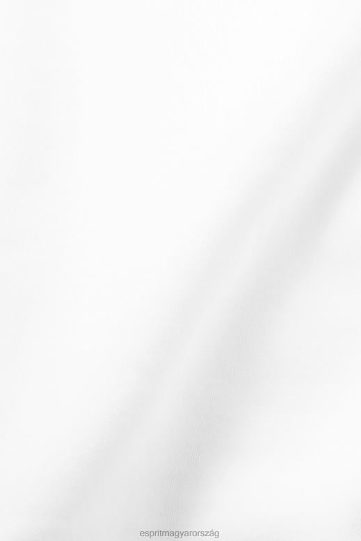 Esprit pulóver logóval a hátán férfiak fehér pulóverek és pulóverek F8HN8644