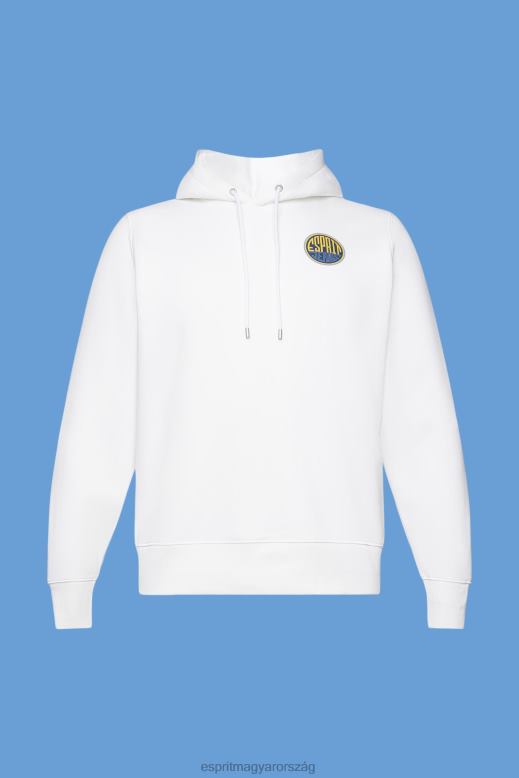 Esprit pulóver logóval férfiak fehér pulóverek és pulóverek F8HN8648