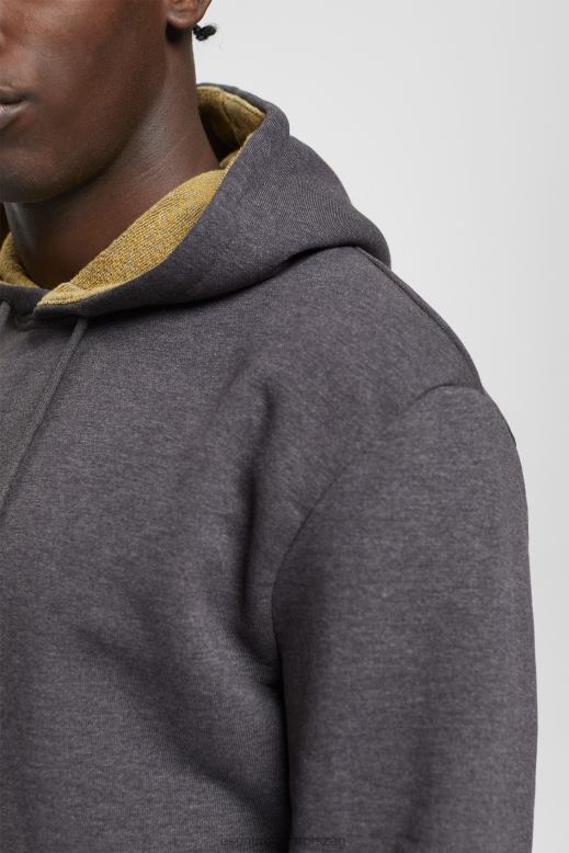 Esprit pulóver pulcsi férfiak sötétszürke pulóverek és pulóverek F8HN8887