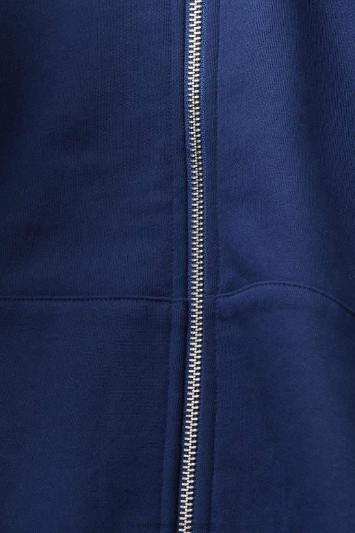 Esprit teljes hosszúságú cipzáras kapucnis pulcsi férfiak tinta pulóverek és pulóverek F8HN8637