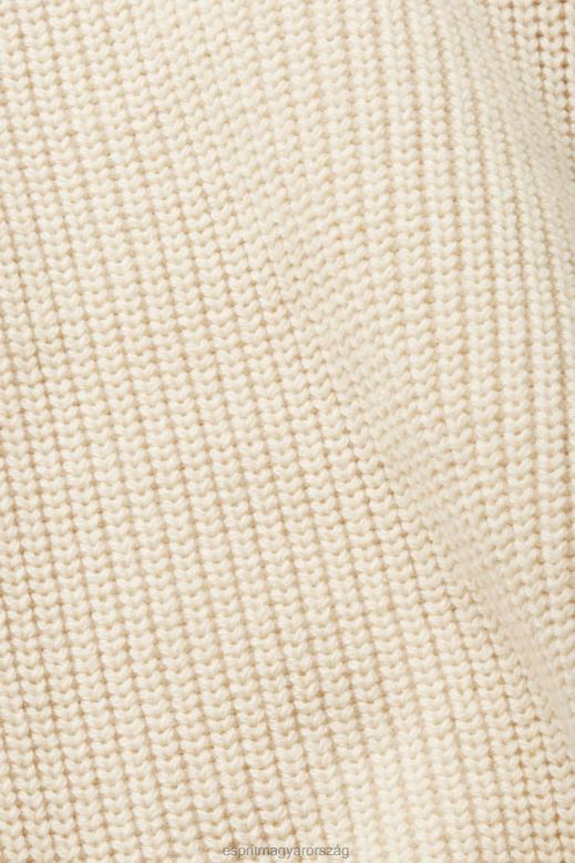 Esprit félcipzáras kötött pulóver férfiak világos szürkés pulóverek F8HN8761