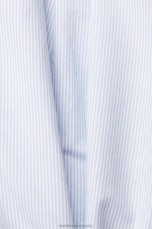 Esprit csíkos blúz nők világoskék blúzok F8HN8552