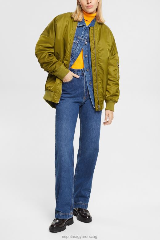 Esprit farmer blúz nők kék közepes mosás blúzok F8HN8396