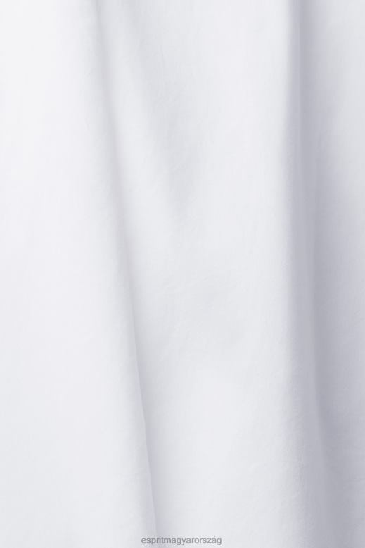 Esprit kerek nyakú blúz, biopamut nők fekete blúzok F8HN8334