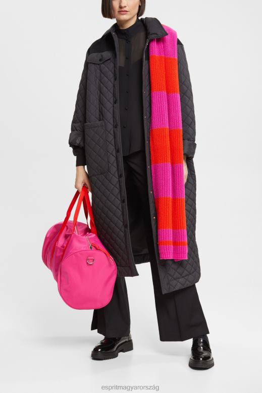 Esprit széles sifon blúz nők fekete blúzok F8HN8426